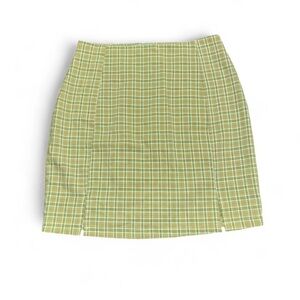 PacSun Clueless Green Plaid Schoolgirl Mini Skirt